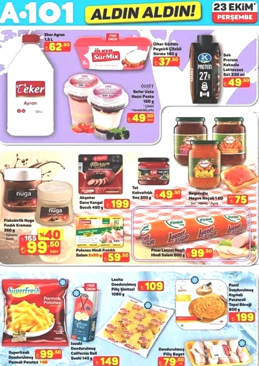 RAFLARA GELİYOR A101 HAFTANIN YENİ KATALOĞU VE ÜRÜNLERİ 23 EKİM 2025 || A101 Aldın Aldın afişi bu hafta neler sunuyor A101 aktüel ile Android TV, buharlı temizleyici, Belçika waffle makinesi, pas sökücü satışa çıkıyor RAFLARA GELİYOR A101 HAFTANIN YENİ KATALOĞU VE ÜRÜNLERİ 23 EKİM 2025 || A101 Aldın Aldın afişi bu hafta neler sunuyor A101 aktüel ile Android TV, buharlı temizleyici, Belçika waffle makinesi, pas sökücü satışa çıkıyor