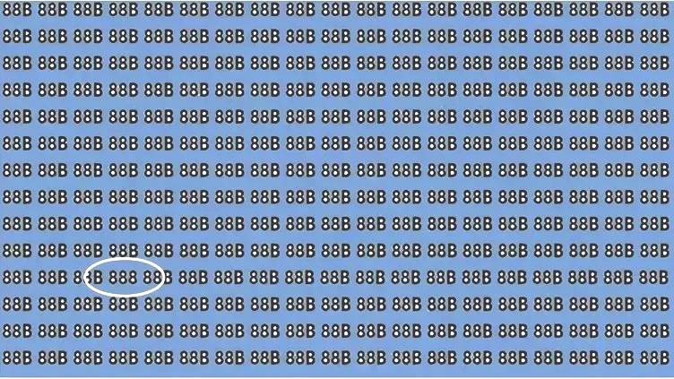 Zeka testi: Resimdeki 888 nerede? 459 kişiden 17’si buldu