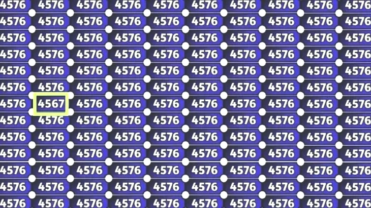 Zeka testi: Gizli sayı nerede? 789 kişiden 19'u bulabildi