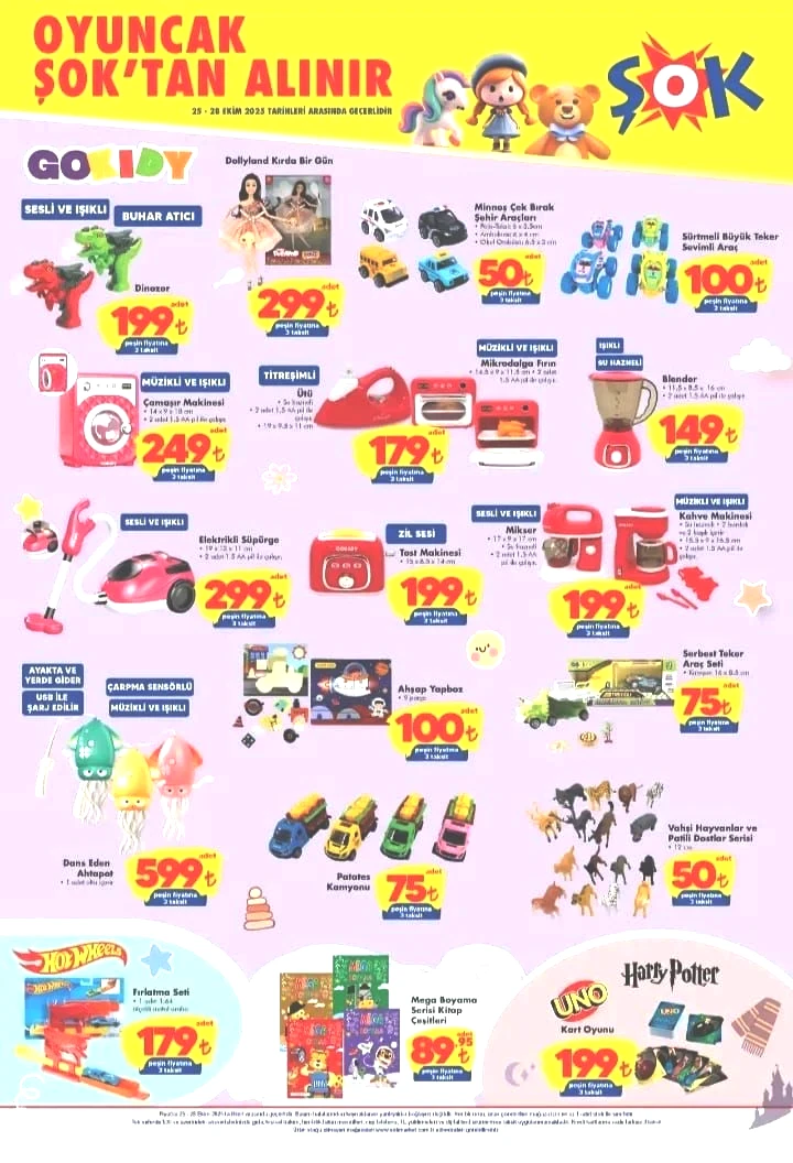 ŞOK 25-28 Ekim 2025 aktüel ürünler kataloğu yayımlandı! ŞOK’a Uydu Alıcılı Smart LED TV geliyor - Sayfa 3