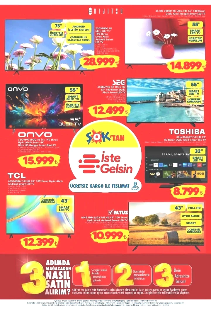 ŞOK 25-28 Ekim 2025 aktüel ürünler kataloğu yayımlandı! ŞOK’a Uydu Alıcılı Smart LED TV geliyor - Sayfa 4
