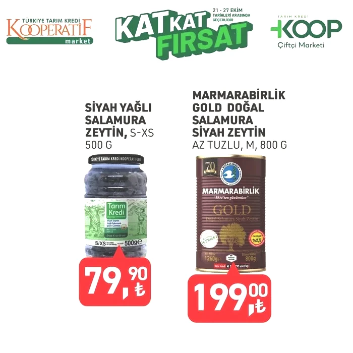 Tarım Kredi Market 22-27 Ekim fırsatları! Zeytinyağı 249 TL, pirinç 189 TL! İndirim yağmuru başladı