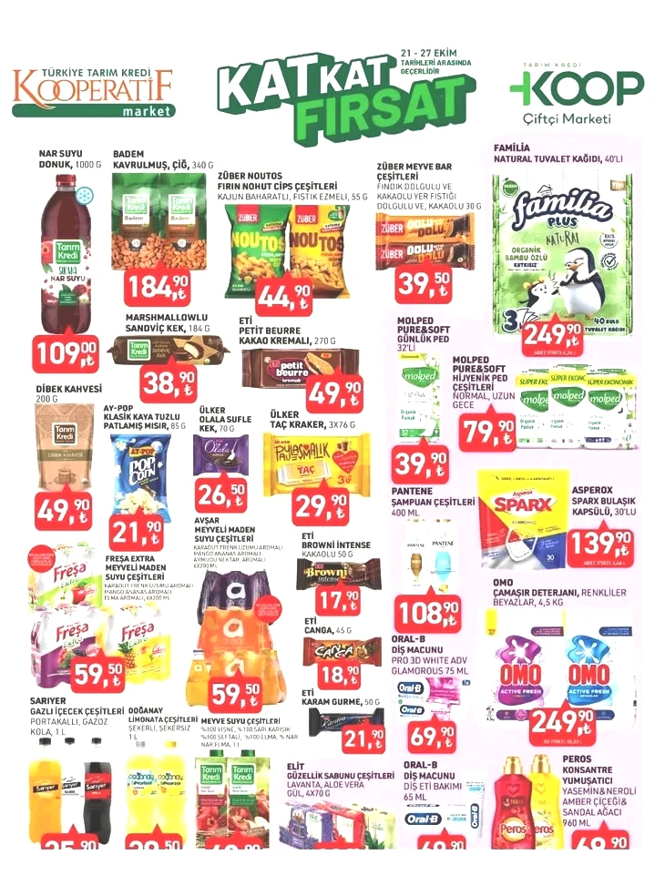 Tarım Kredi Market 22-27 Ekim fırsatları! Zeytinyağı 249 TL, pirinç 189 TL! İndirim yağmuru başladı