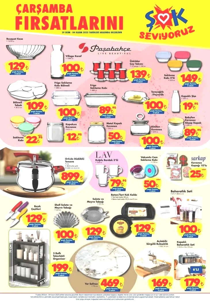 ŞOK 29 EKİM – 4 KASIM AKTÜEL KATALOG | Spor için mükemmel fırsatlar: Koşu bandı, pilates seti, ağırlık seti…