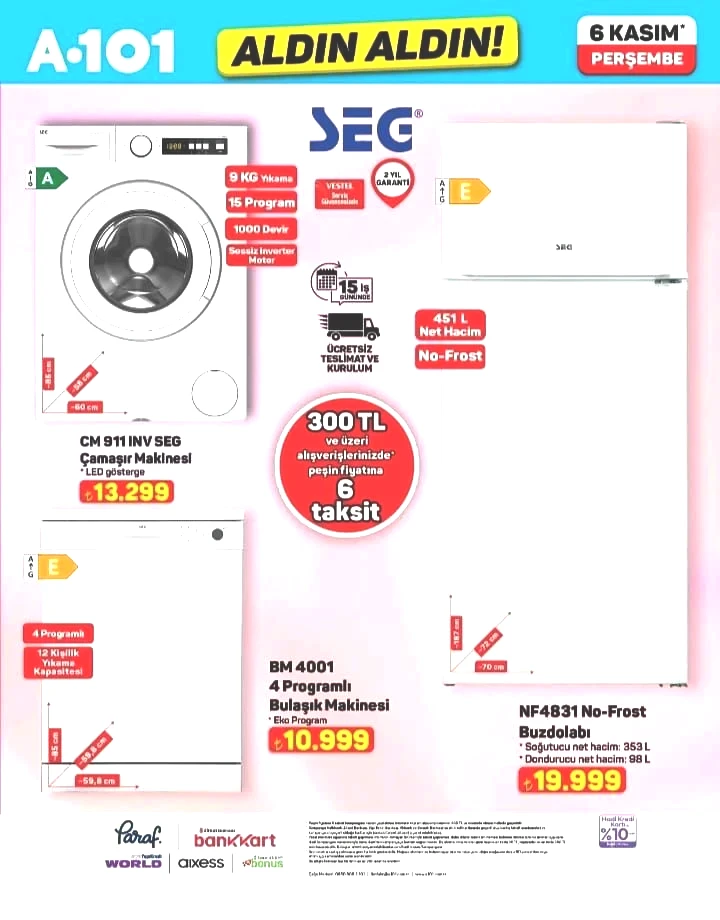A101'e Halı ve Koltuk Yıkama Makinesi geliyor! A101 06 Kasım 2025 Perşembe aktüel ürünler kataloğu! - Sayfa 3