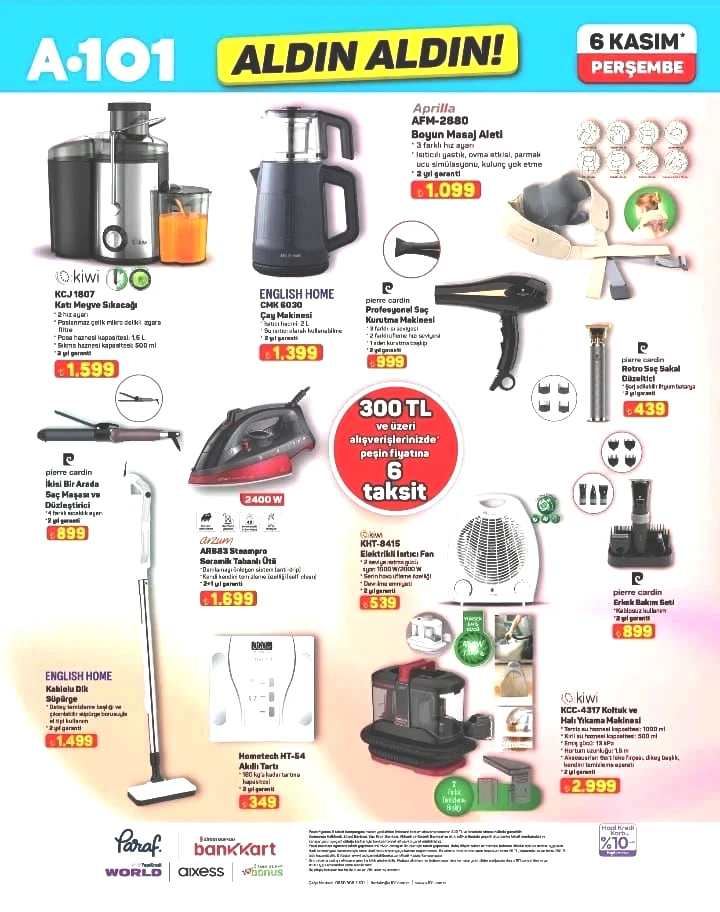 A101'e Halı ve Koltuk Yıkama Makinesi geliyor! A101 06 Kasım 2025 Perşembe aktüel ürünler kataloğu! - Sayfa 5