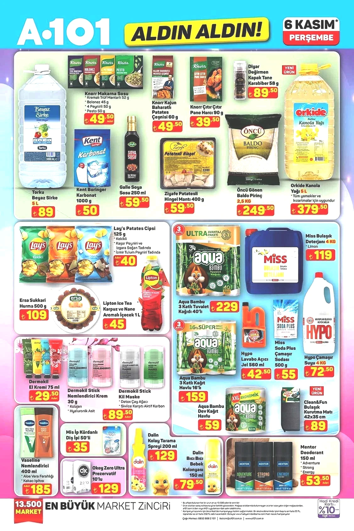 6 KASIM ALDIN ALDIN A101 AKTÜEL KATALOĞU