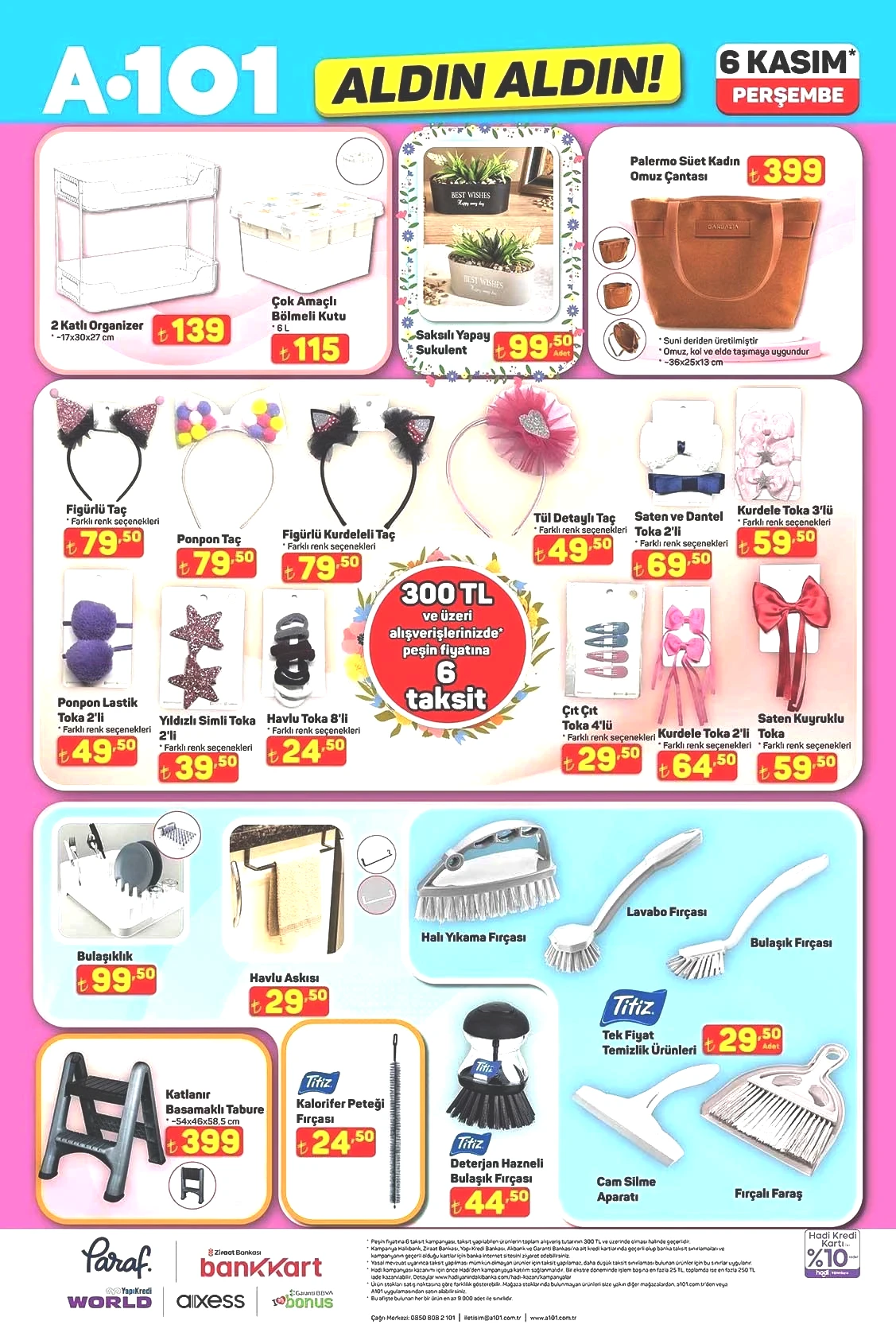 6 KASIM ALDIN ALDIN A101 AKTÜEL KATALOĞU