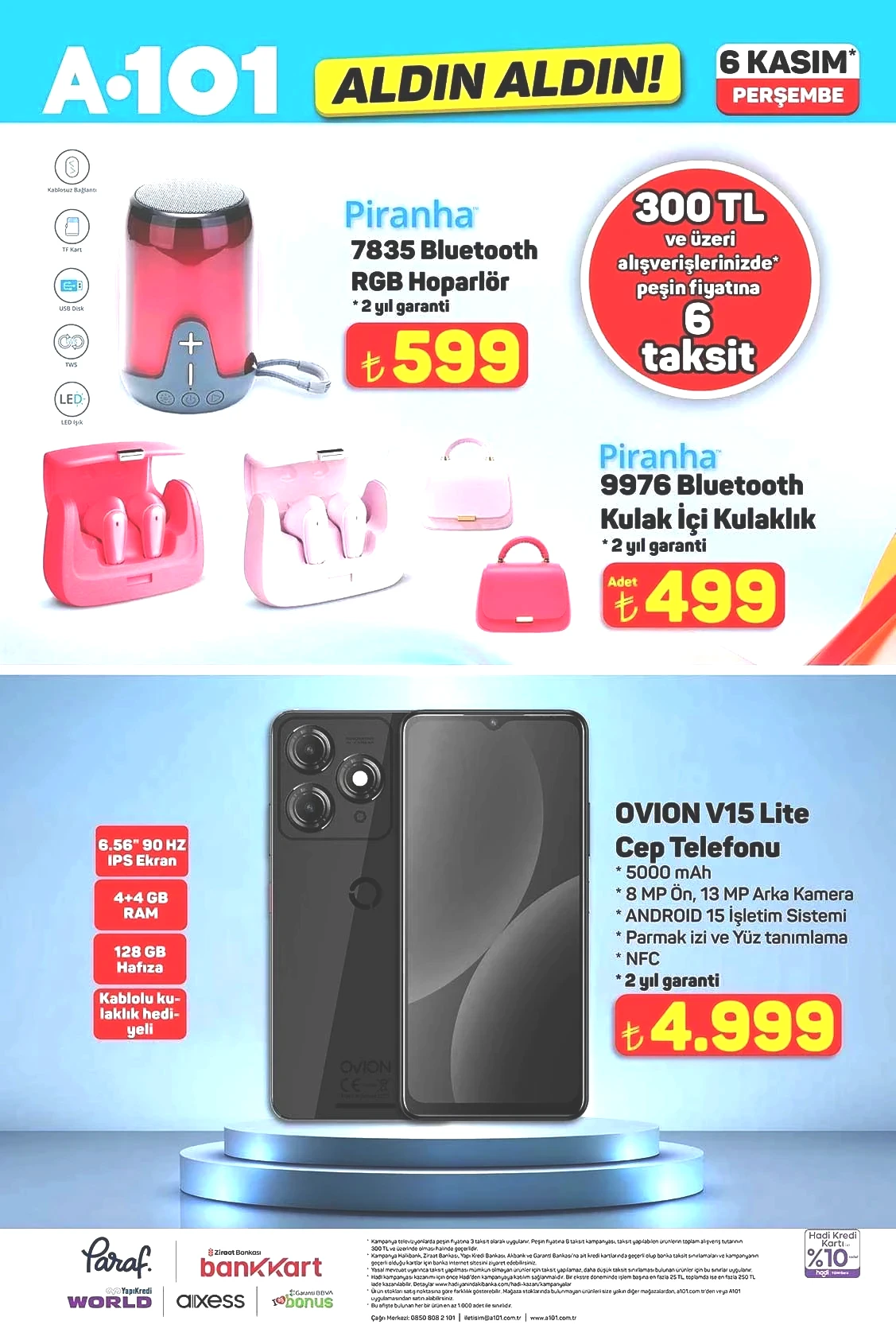 6 KASIM ALDIN ALDIN A101 AKTÜEL KATALOĞU