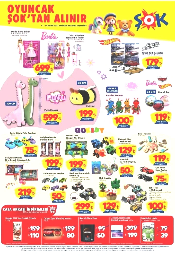 ŞOK 01-04 Kasım 2025 aktüel ürünler kataloğu yayımlandı! ŞOK’a Altus Su Sebili geliyor! - Sayfa 1