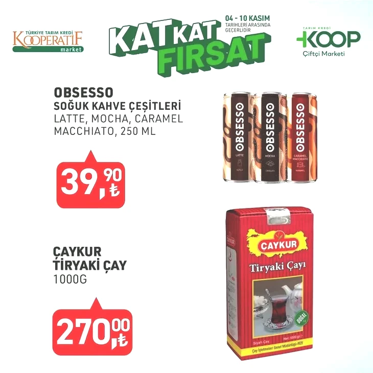 Tarım Kredi Market’te tiryaki çay 270 TL, tuvalet kağıdı 249,90 TL! Yüzde 50 indirimli 4-10 Kasım fırsatları başladı