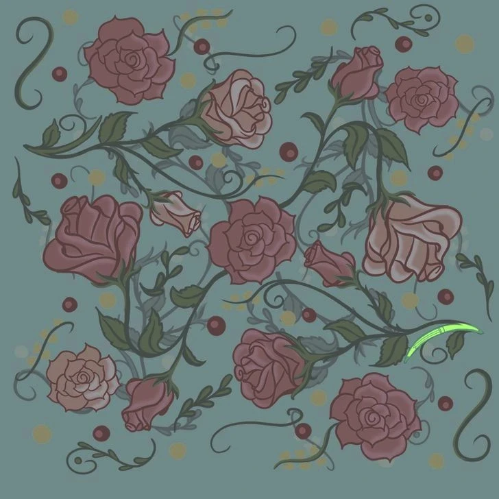 Güllerin arasındaki gizli kalemi 3 saniyede bulanların IQ seviyesi yüksekmiş... - Resim : 2