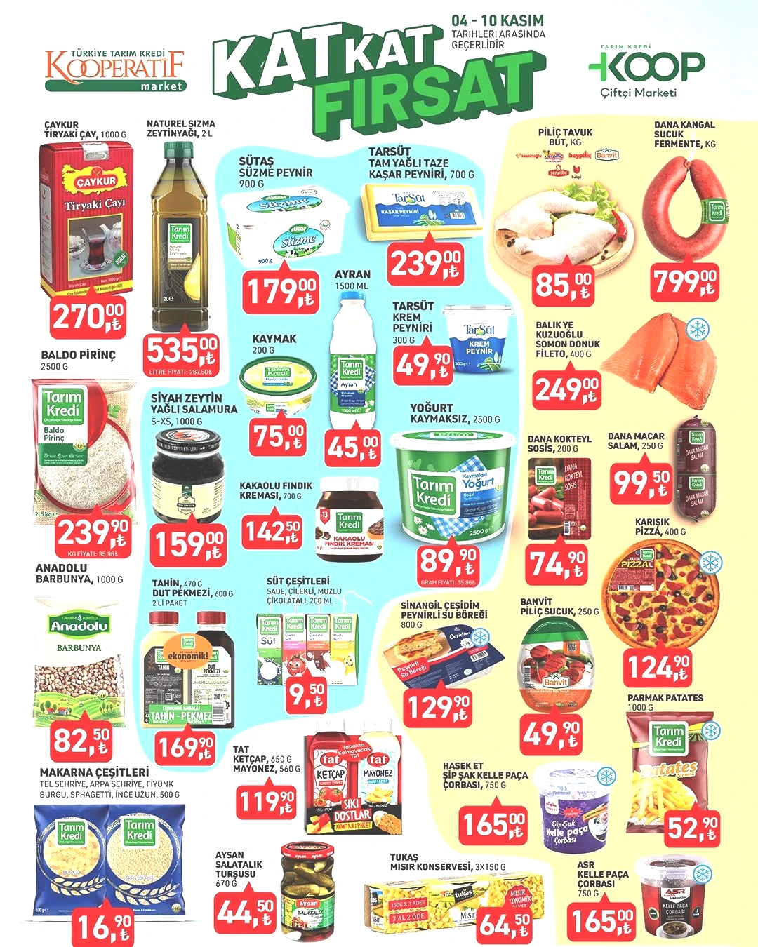 Bu hafta Tarım Kredi de her şey çok ucuz! 4 Kasım 2025 Tarım Kredi market katalog yayınlandı! 2