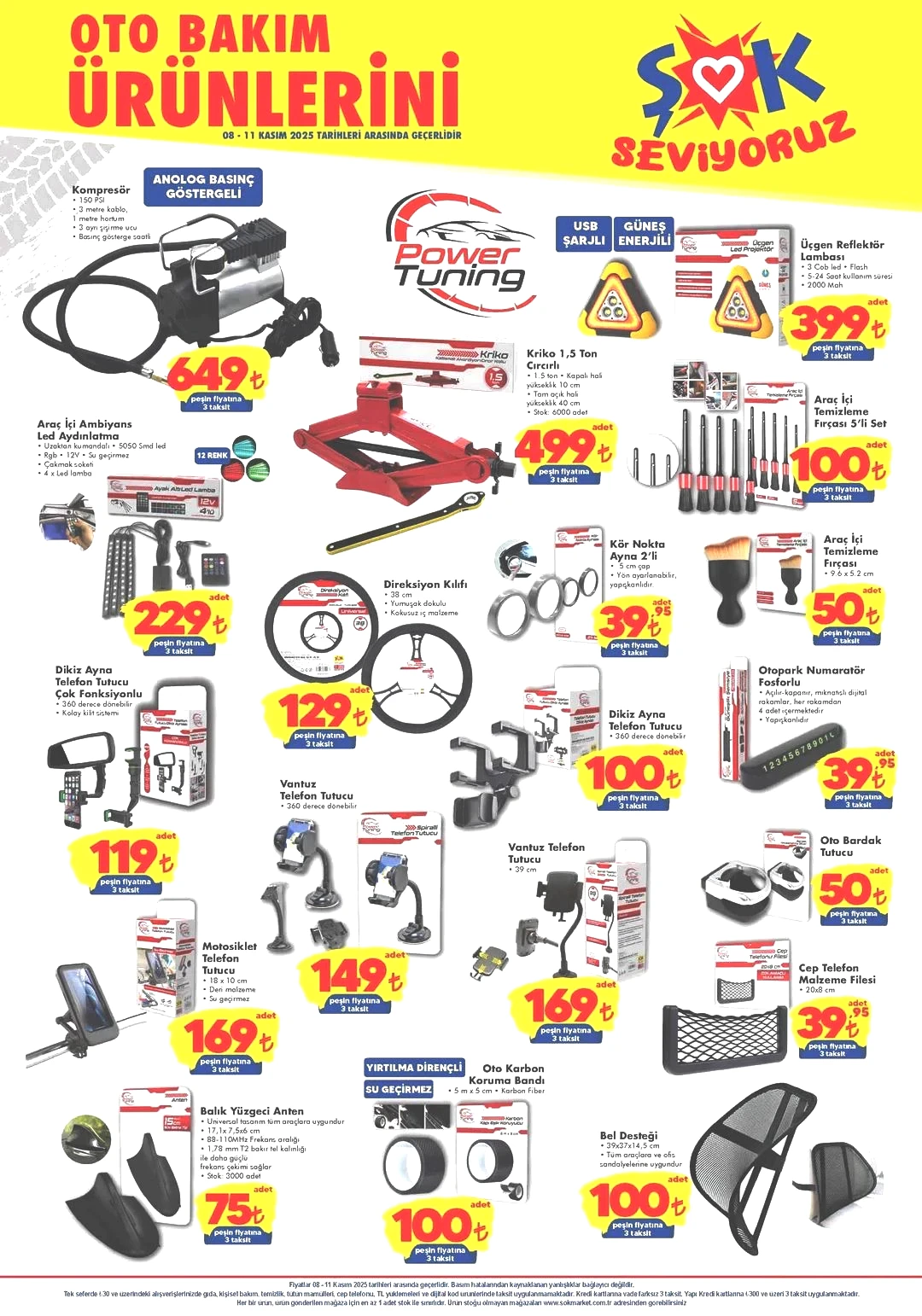 ŞOK'a oto bakım ürünleri geliyor! 8 Kasım 2025 ŞOK aktüel katalog yayınlandı! 2
