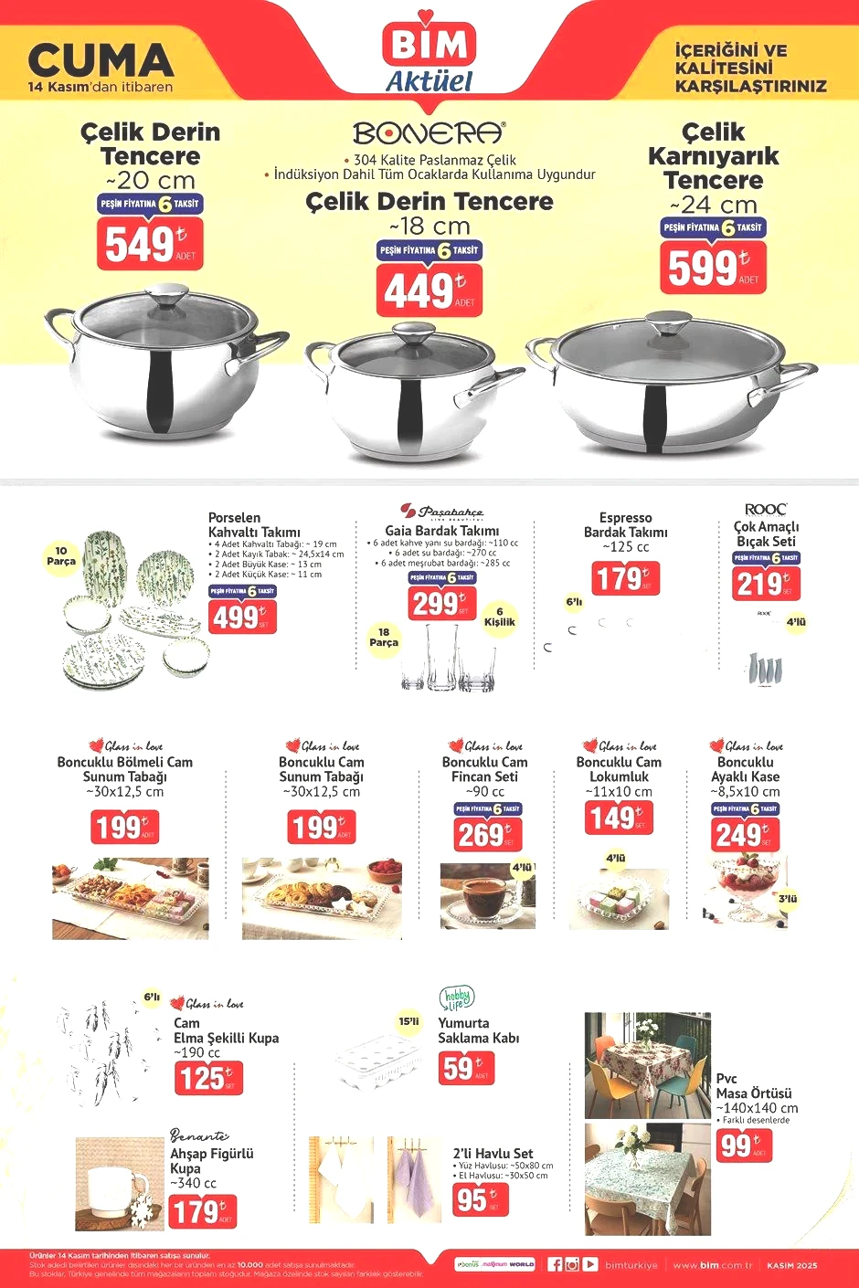 14 KASIM CUMA BİM AKTÜEL KATALOĞU 14 KASIM CUMA BİM AKTÜEL KATALOĞU