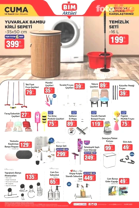 Bim'de 14 Kasım Cuma fırsatları | Aktüel ürünler kataloğu yayında