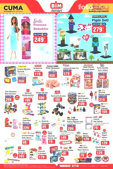Bim'de 14 Kasım Cuma fırsatları | Aktüel ürünler kataloğu yayında