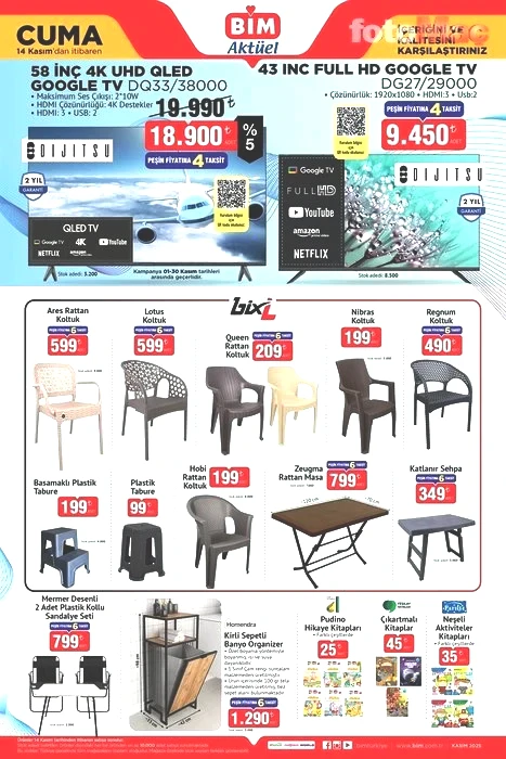 Bim'de 14 Kasım Cuma fırsatları | Aktüel ürünler kataloğu yayında