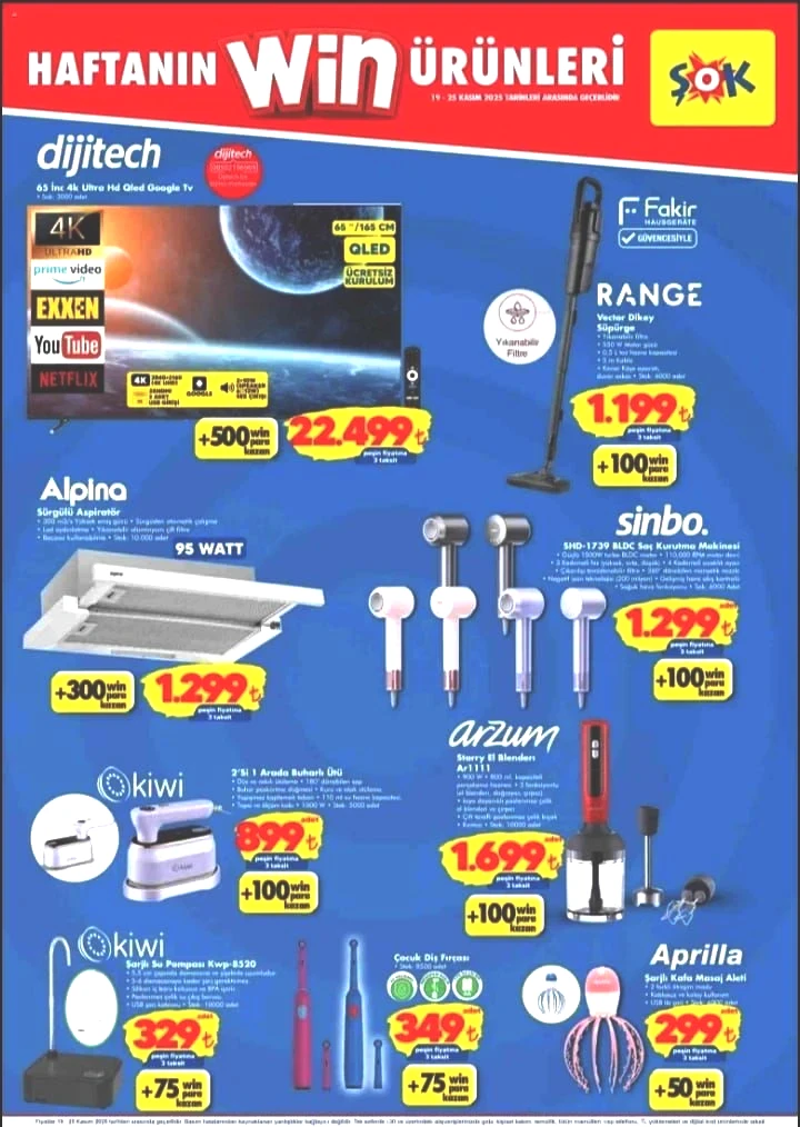 ŞOK market 19-25 Kasım 2025 aktüel ürünler kataloğu yayımlandı! ŞOK’a bugün Darbeli Matkap geliyor! - Sayfa 5
