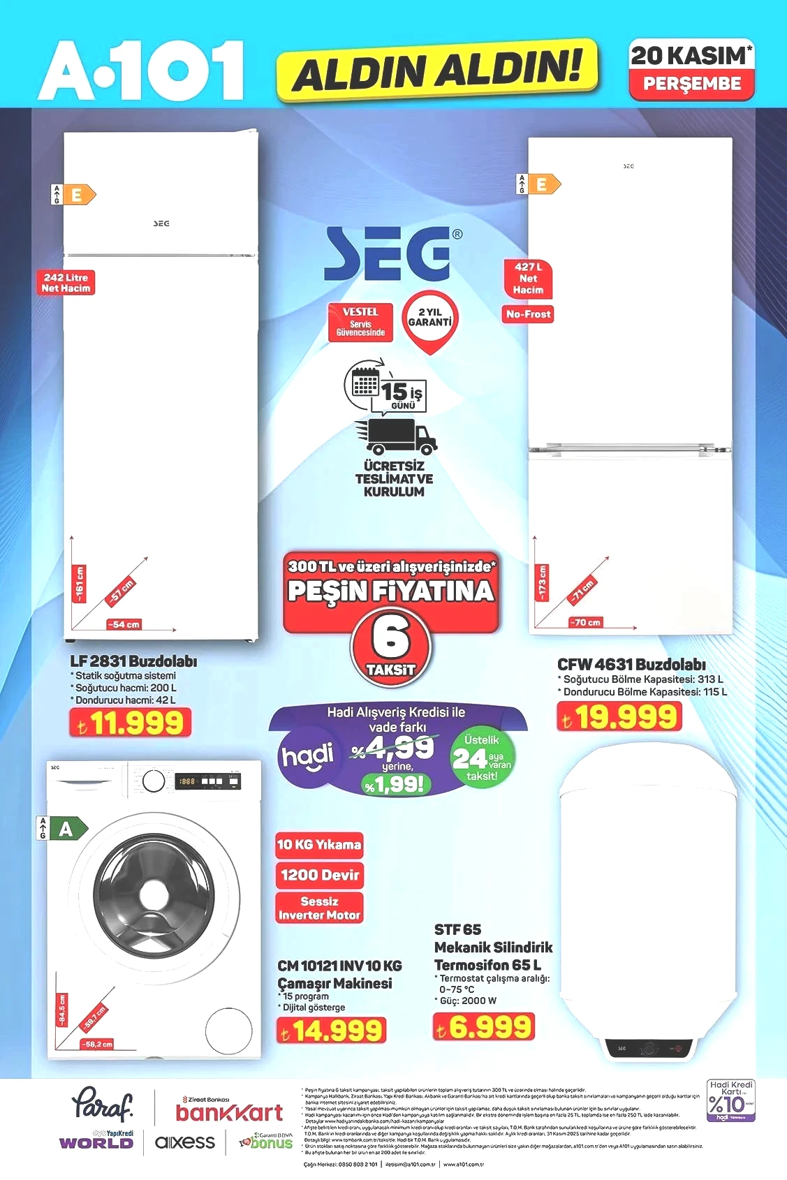 A101 ALDIN ALDIN 20 KASIM AKTÜEL İNDİRİMLERİ A101 ALDIN ALDIN 20 KASIM AKTÜEL İNDİRİMLERİ