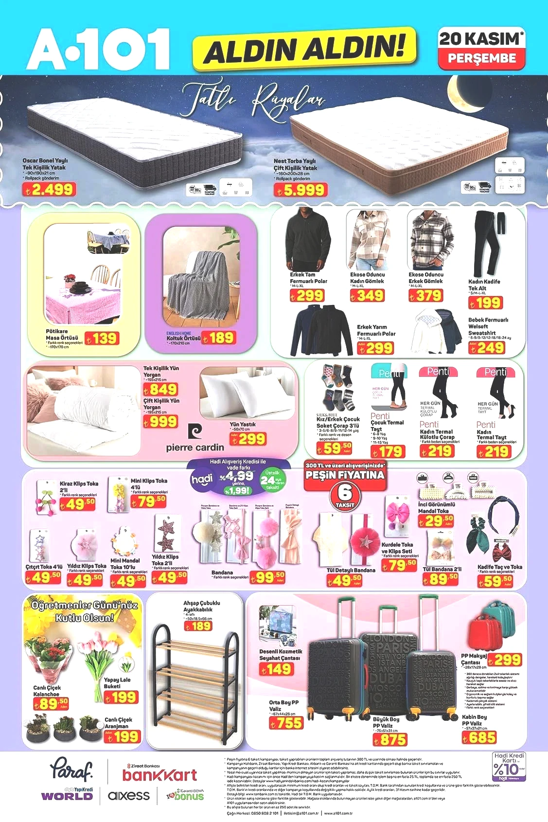 A101 ALDIN ALDIN 20 KASIM AKTÜEL İNDİRİMLERİ A101 ALDIN ALDIN 20 KASIM AKTÜEL İNDİRİMLERİ