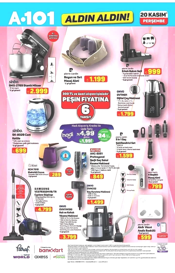 A101'e Halı Ve Koltuk Yıkama Makinesi geliyor! A101 20 Kasım 2025 Perşembe aktüel ürünler kataloğu! - Sayfa 6