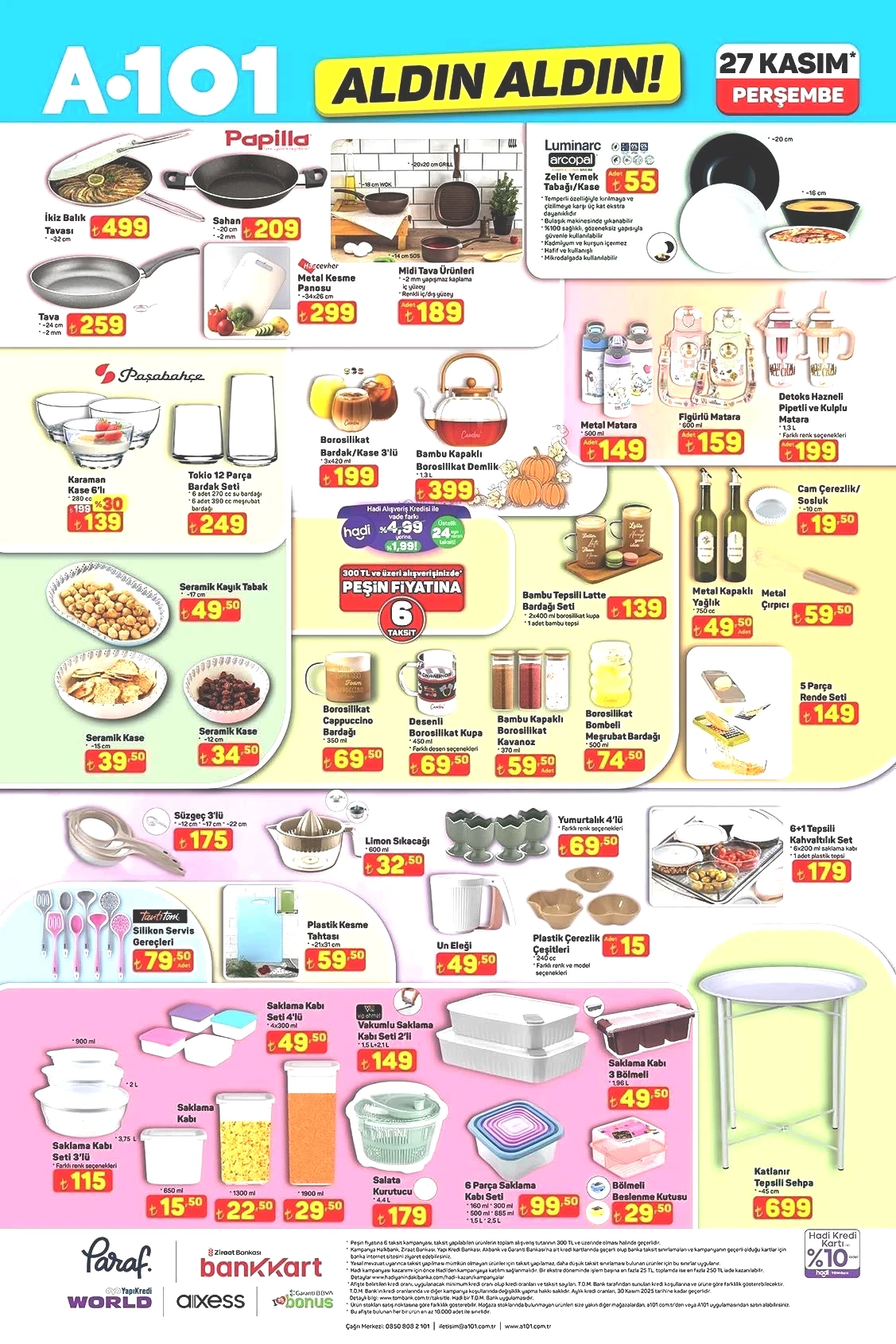 27 KASIM A101 AKTÜEL İNDİRİMLERİ 27 KASIM A101 AKTÜEL İNDİRİMLERİ