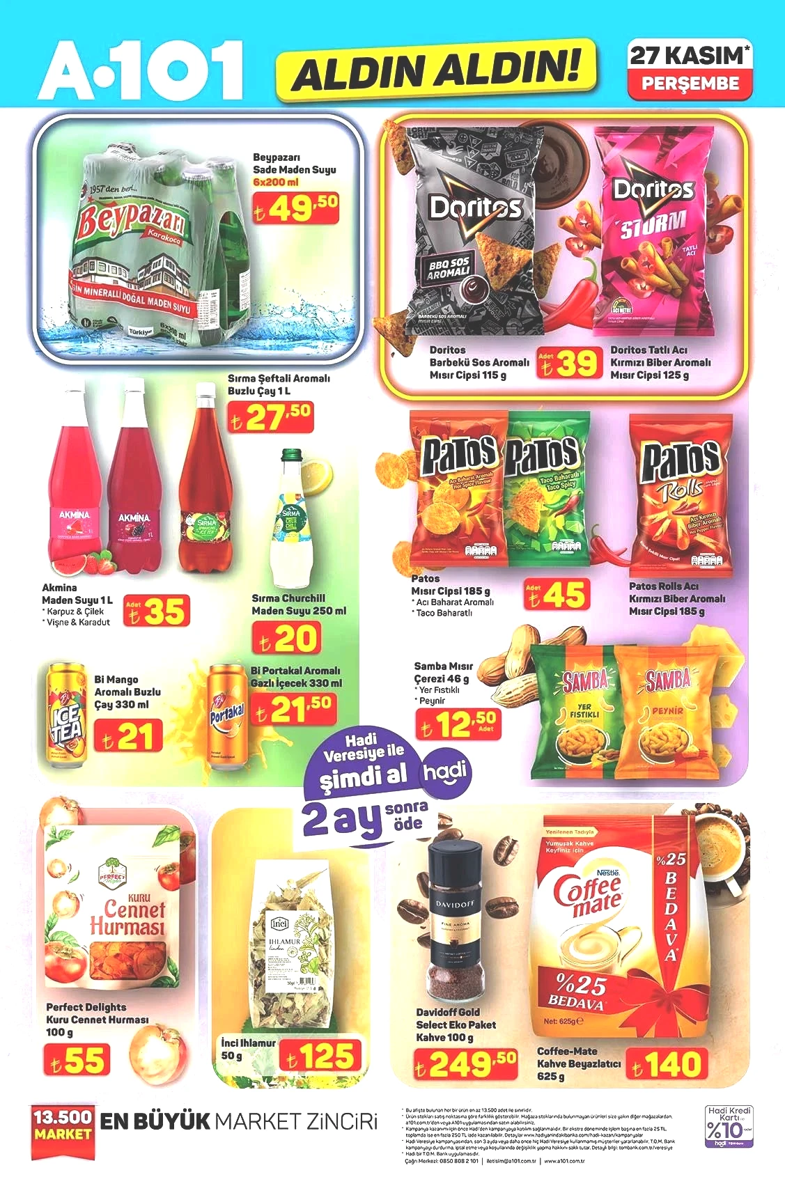 27 KASIM A101 AKTÜEL İNDİRİMLERİ 27 KASIM A101 AKTÜEL İNDİRİMLERİ