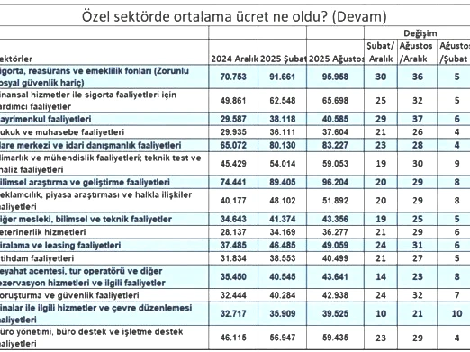 Özel sektörde maaş artışı asgari ücretin altında kaldı - Resim : 4