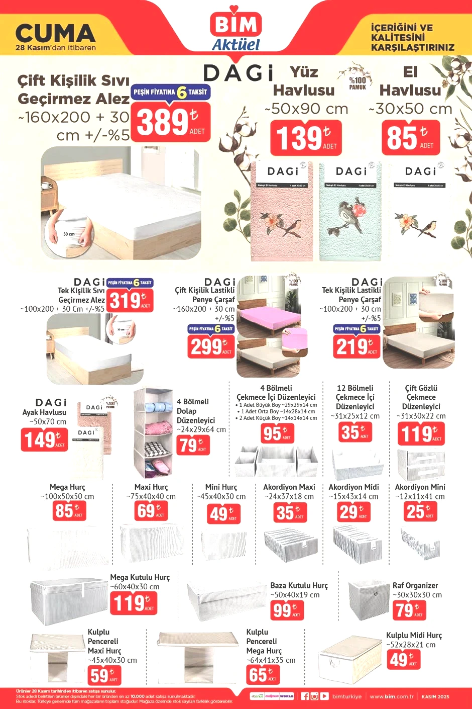 BİM AKTÜEL AFİŞİ 28 KASIM 2025 BİM AKTÜEL AFİŞİ 28 KASIM 2025