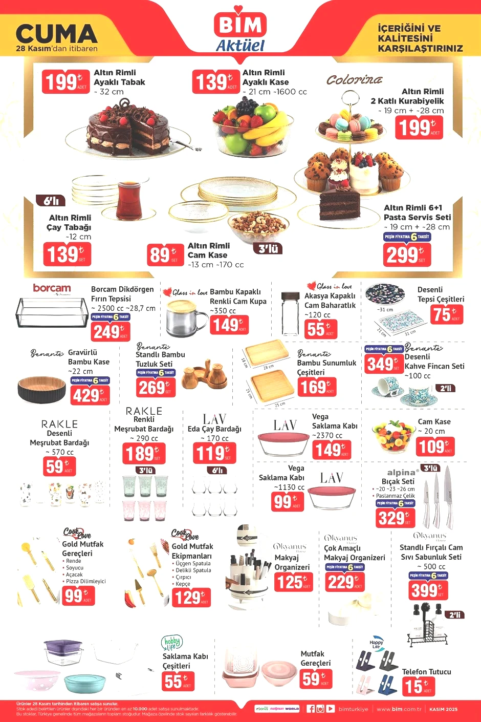 BİM AKTÜEL AFİŞİ 28 KASIM 2025 BİM AKTÜEL AFİŞİ 28 KASIM 2025