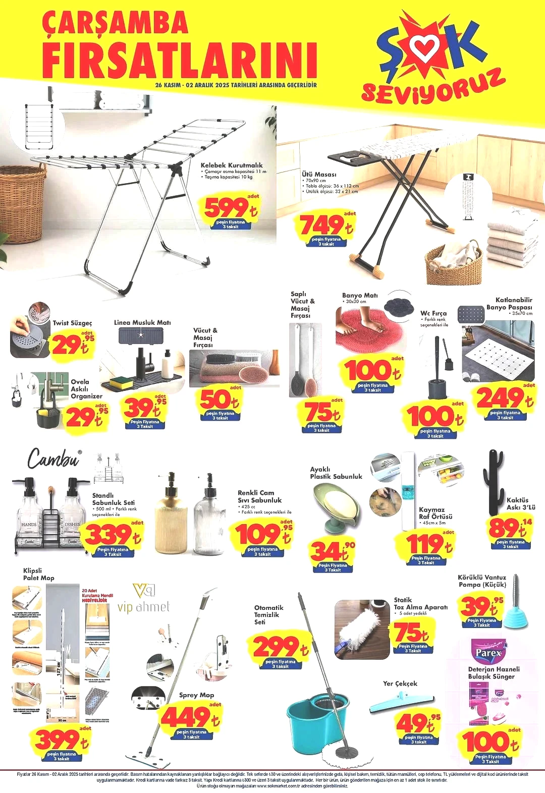ŞOK a kurutmalı çamaşır makinesi geliyor! 26 Kasım 2025 ŞOK aktüel katalog yayınlandı 5