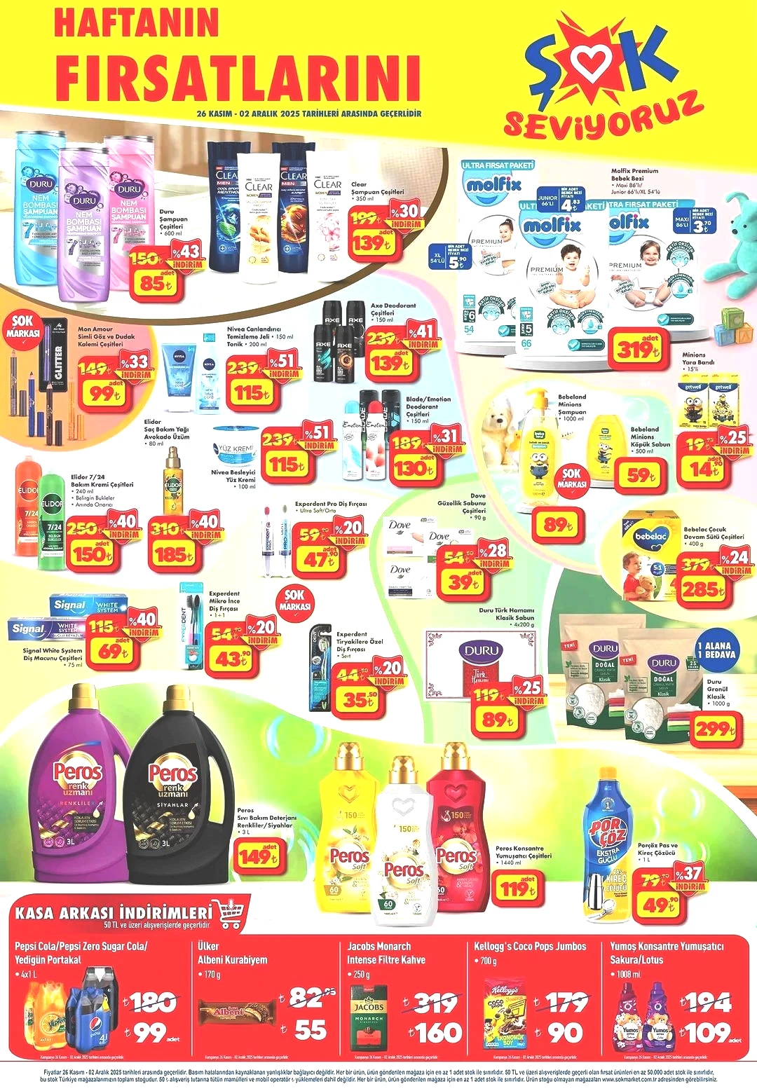 ŞOK a kurutmalı çamaşır makinesi geliyor! 26 Kasım 2025 ŞOK aktüel katalog yayınlandı 1