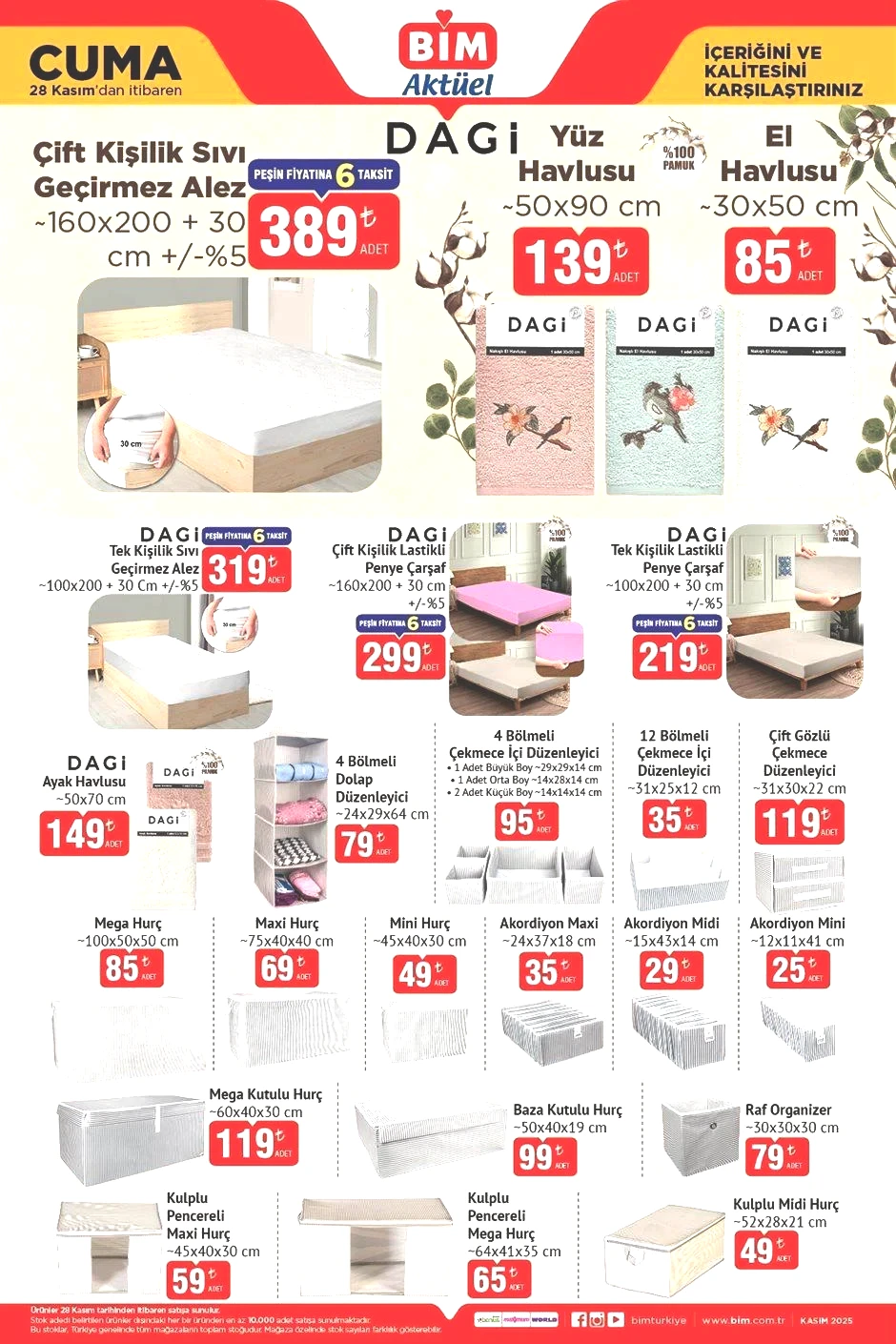 KASIM AYI SON BİM AKTÜEL KATALOĞU KASIM AYI SON BİM AKTÜEL KATALOĞU