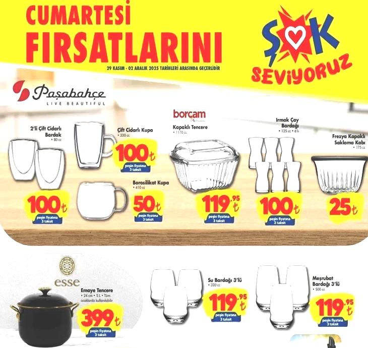ŞOK FIRSATLARI 29 KASIM 2025 📢 Şokta bu cumartesi neler var Oyuncak, züccaciye, beyaz eşya... ŞOK FIRSATLARI 29 KASIM 2025 📢 Şokta bu cumartesi neler var Oyuncak, züccaciye, beyaz eşya...