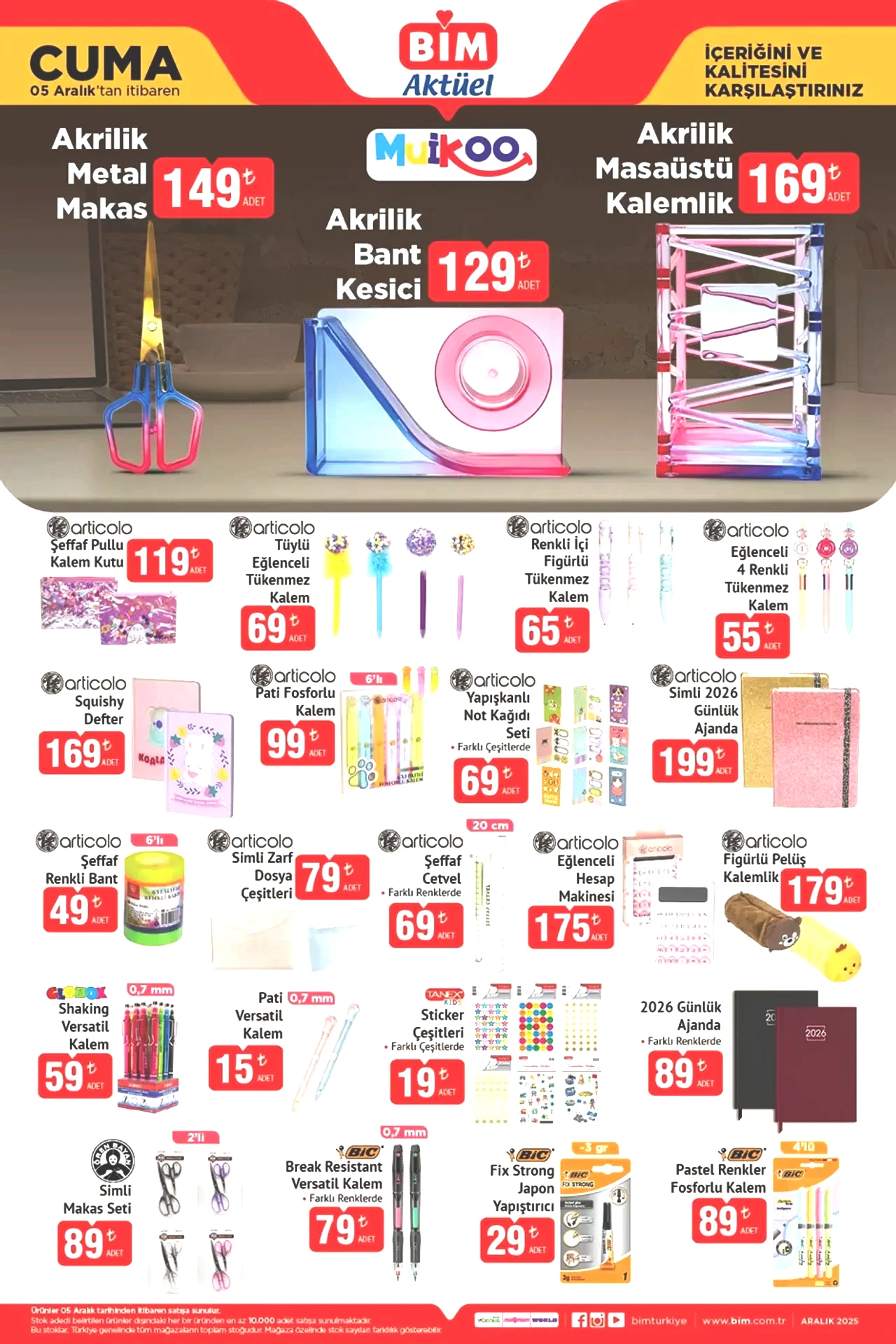 BİM 5 Aralık 2025 Aktüel Kataloğu Yayınlandı: Nokia Tuşlu Telefon, TCL Google TV ve Daha Fazlası