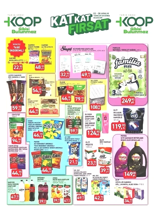 Tarım Kredi Marketlerinde 2-8 Aralık: Bereketli indirimler başladı! Peynir, süt, şarküteri, tavuk...