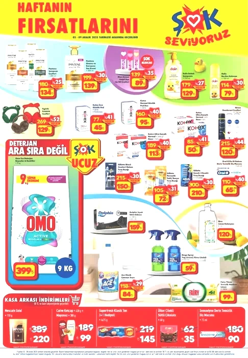ŞOK haftanın fırsatlarında neler var? 3-9 Aralık indirimli ürünler listesi