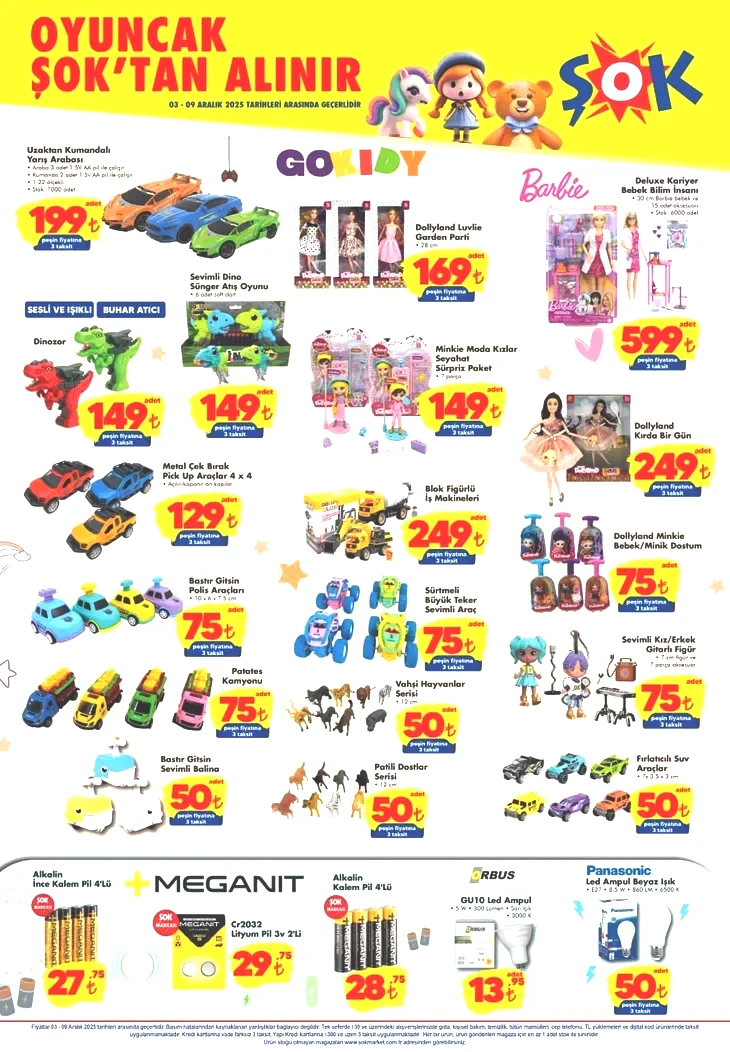 ŞOK haftanın fırsatlarında neler var? 3-9 Aralık indirimli ürünler listesi