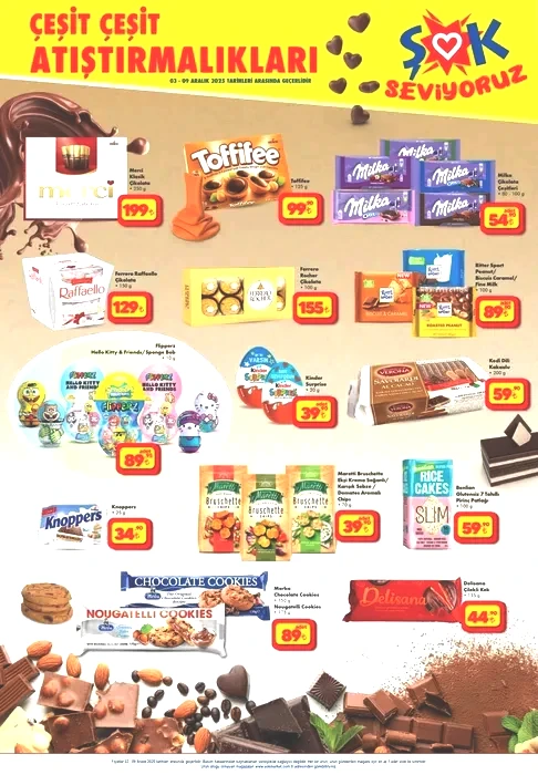 ŞOK haftanın fırsatlarında neler var? 3-9 Aralık indirimli ürünler listesi