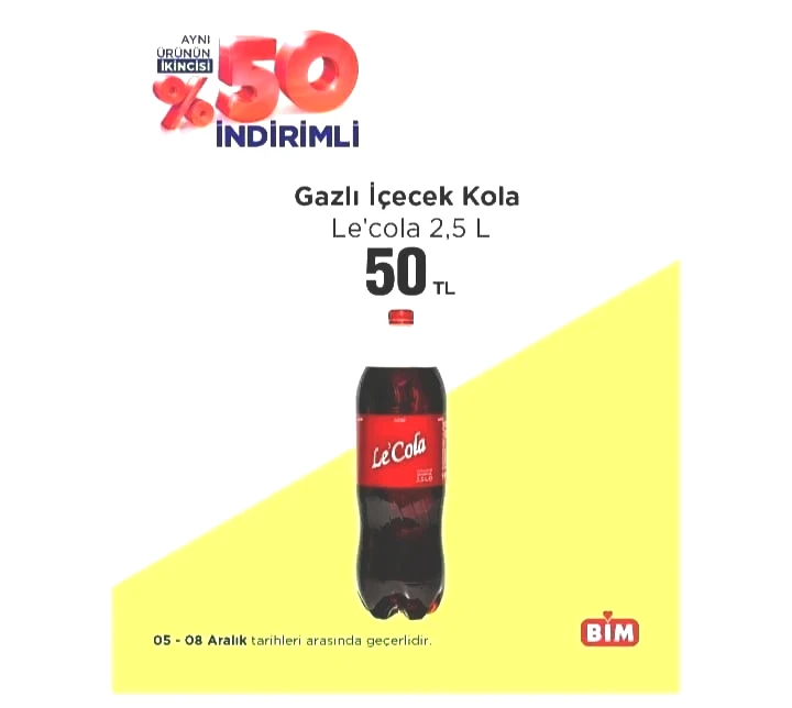 BİM market 05-08 Aralık 2025 "Aynı Ürünün İkincisi Yüzde 50 İndirimli" kataloğu yayımlandı! - Sayfa 15