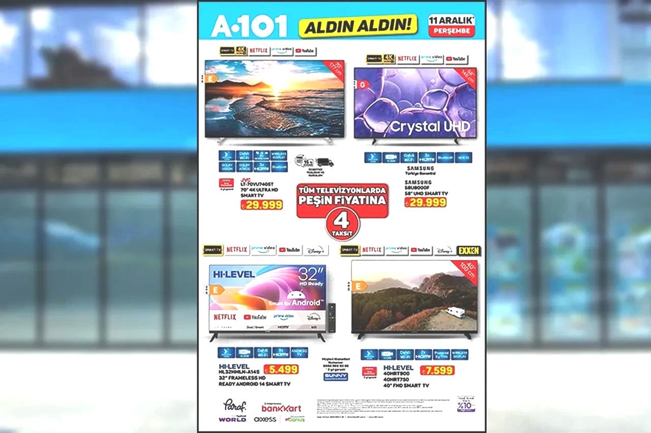 11 Aralık A101 aktüel ürünler kataloğu 