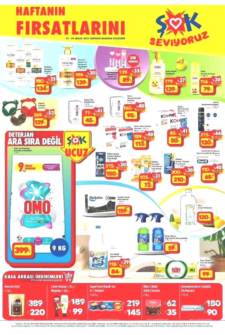 ŞOK 03-09 Aralık 2025 aktüel ürünler kataloğu yayımlandı! ŞOK’a Tefal Dik Süpürge geliyor! - Sayfa 6