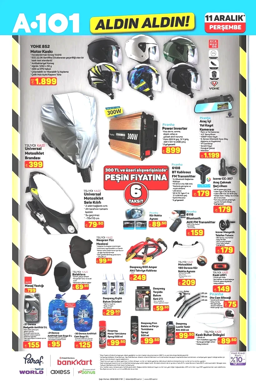 A101 11 ARALIK 2025 AKTÜEL KATALOĞU: A101'e bulaşık makinesi, buzdolabı ve elektrikli moped geliyor! - Resim: 6