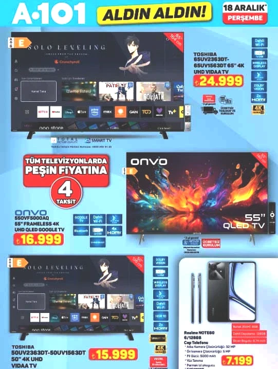 A101 ALDIN ALDIN BU HAFTA İNDİRİM BROŞÜRÜ 18 ARALIK 2025 A101 ALDIN ALDIN BU HAFTA İNDİRİM BROŞÜRÜ 18 ARALIK 2025