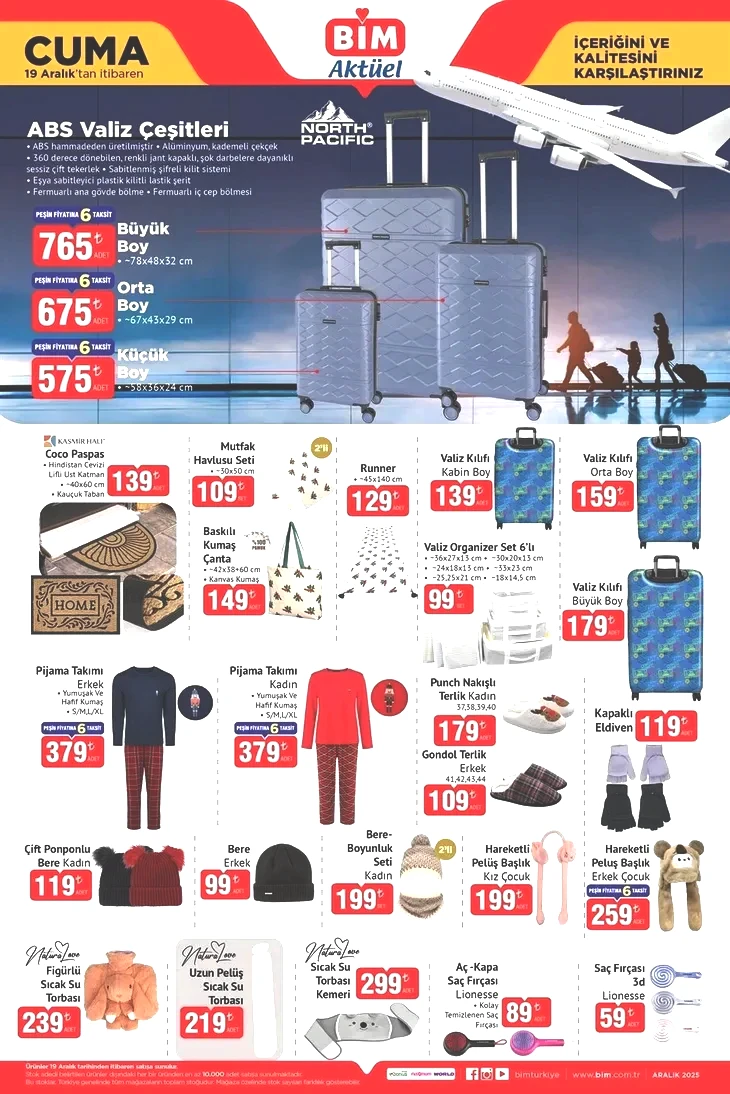 16-19 Aralık BİM aktüel katalog: Yılbaşı dekoratif ürünleri ve kokina çiçeği geliyor