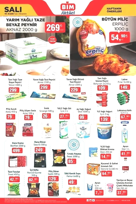 16-19 Aralık BİM aktüel katalog: Yılbaşı dekoratif ürünleri ve kokina çiçeği geliyor