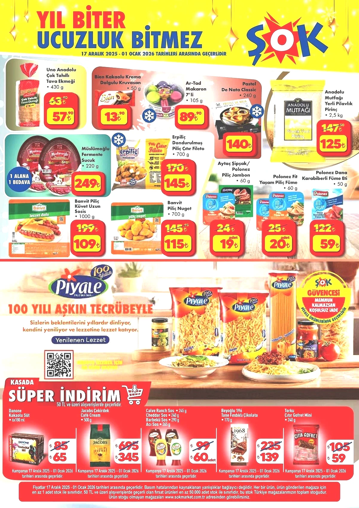 ŞOK 17 Aralık-01 Ocak aktüel ürünler kataloğu yayımlandı! ŞOK’a Dinarsu Çift Kişilik Yorgan geliyor! - Sayfa 6