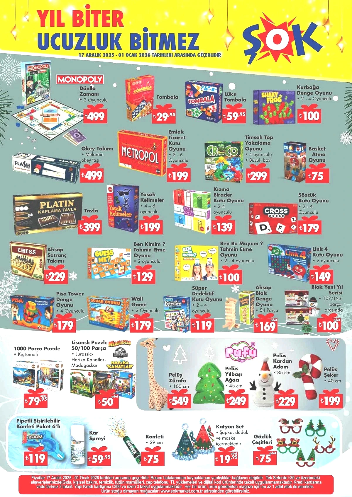 ŞOK 17 Aralık-01 Ocak aktüel ürünler kataloğu yayımlandı! ŞOK’a Dinarsu Çift Kişilik Yorgan geliyor! - Sayfa 3