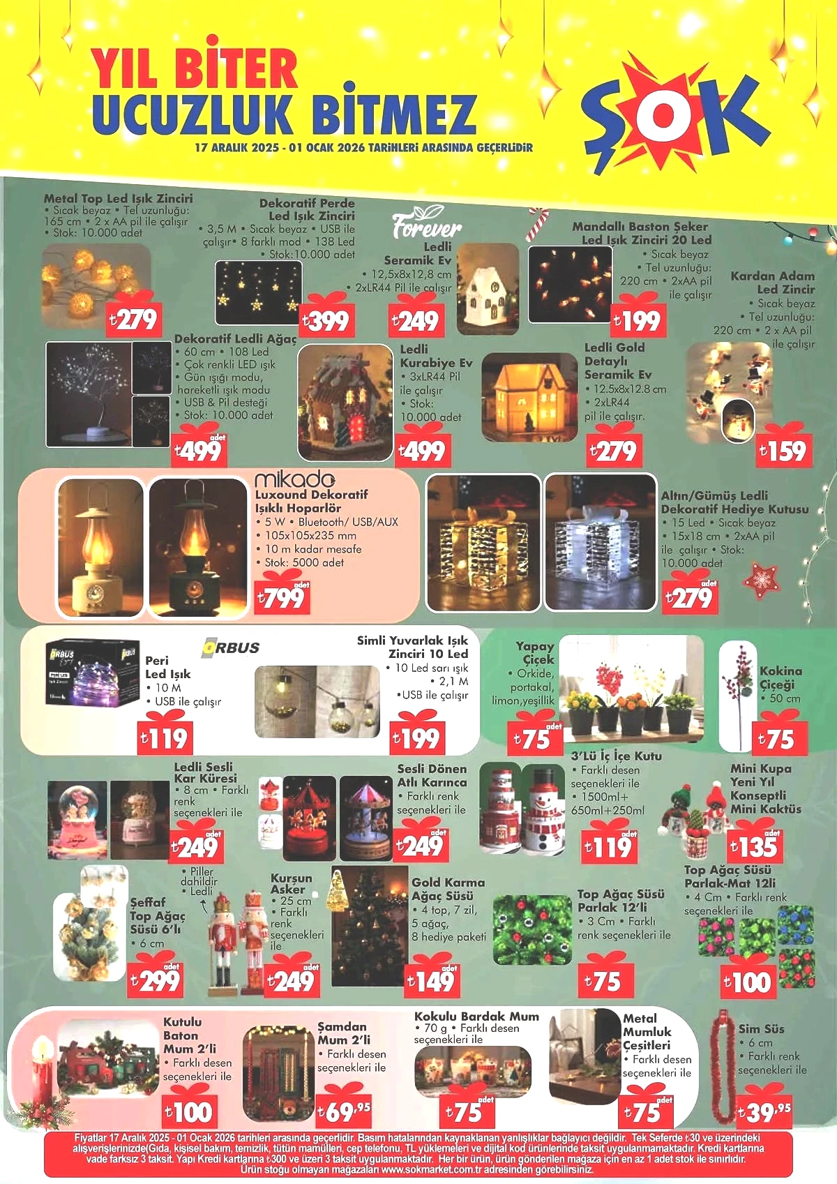 ŞOK 17 Aralık-01 Ocak aktüel ürünler kataloğu yayımlandı! ŞOK’a Dinarsu Çift Kişilik Yorgan geliyor! - Sayfa 2